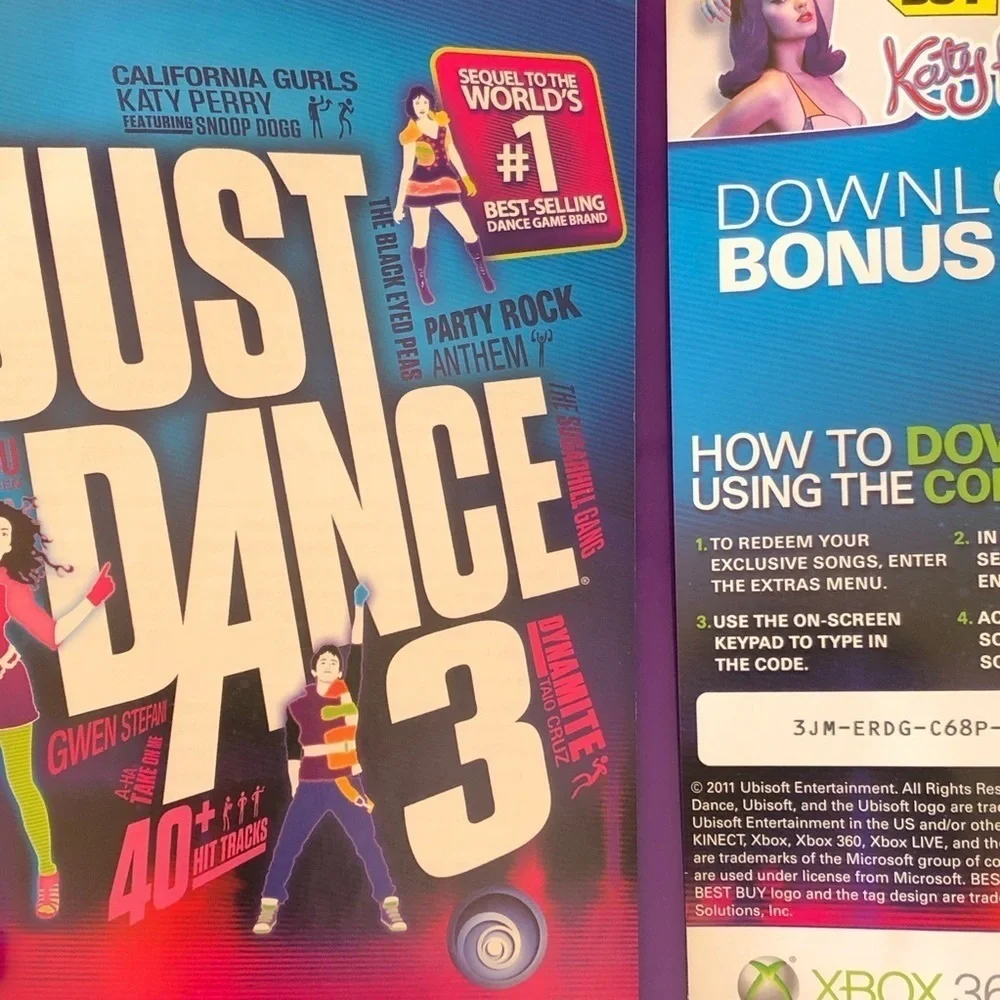 XBOX 360 Just Dance 3 Game